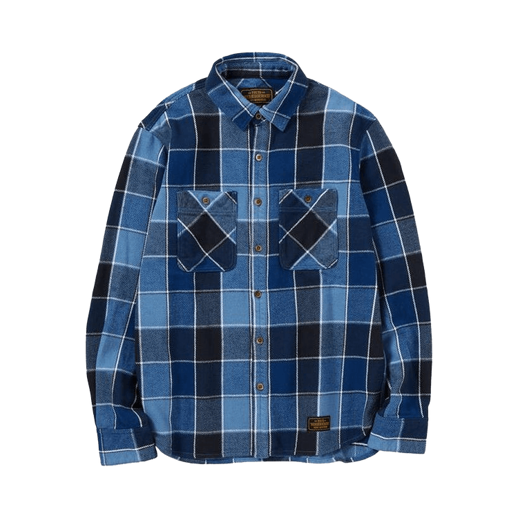 Buy Neighborhood Lumbers Button-Up 'Blue' - 201ARNH SHM01 BLUE | GOAT