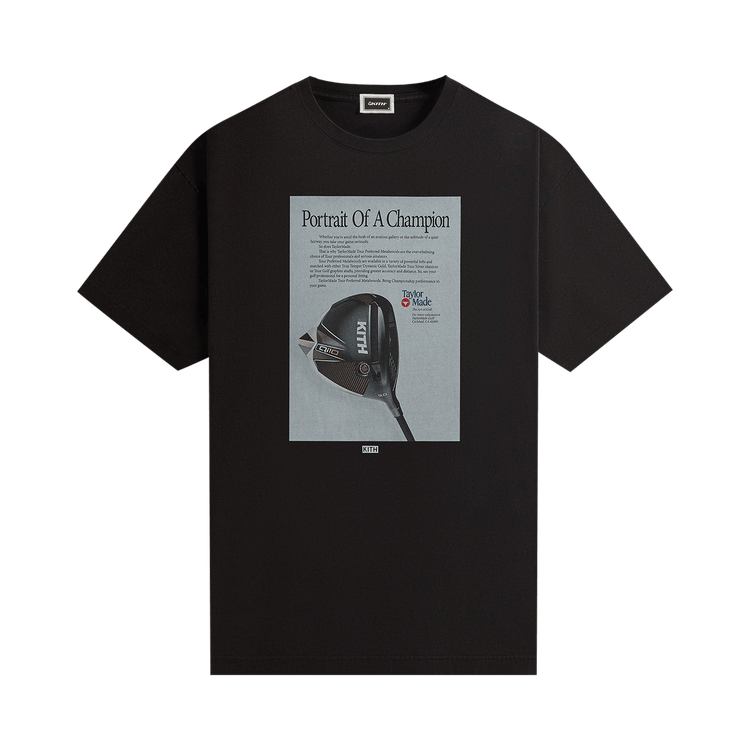 Kith For Taylormade Champion Vintage Tee Black Culture Circle