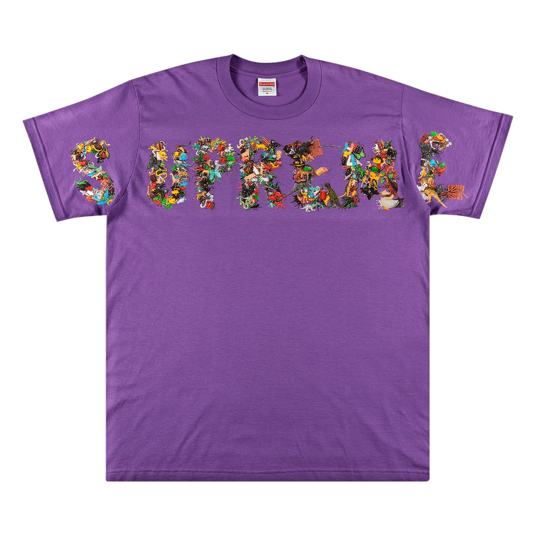 Buy Supreme Toy Pile Tee 'Purple' - SS21T39 PURPLE | GOAT