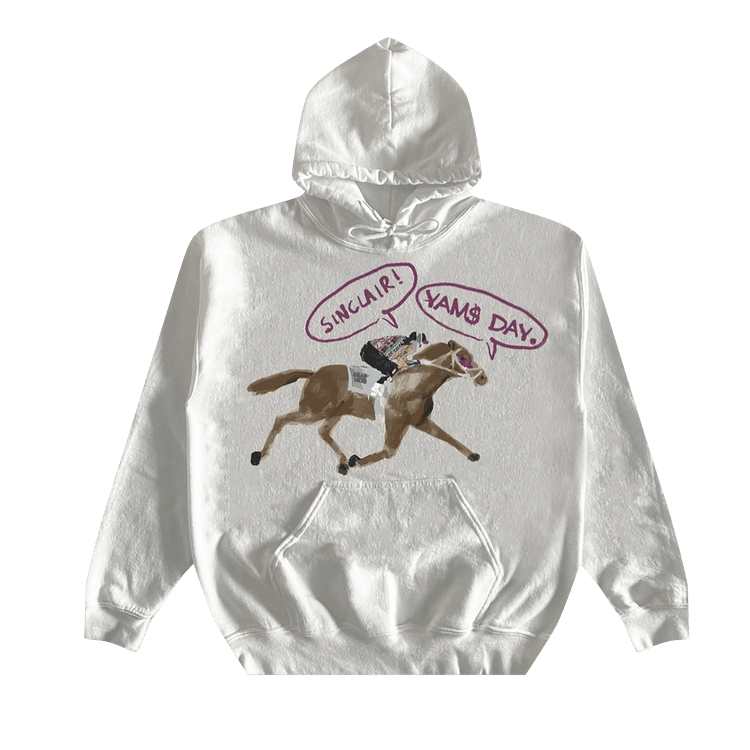 Off white yams day hoodie deals