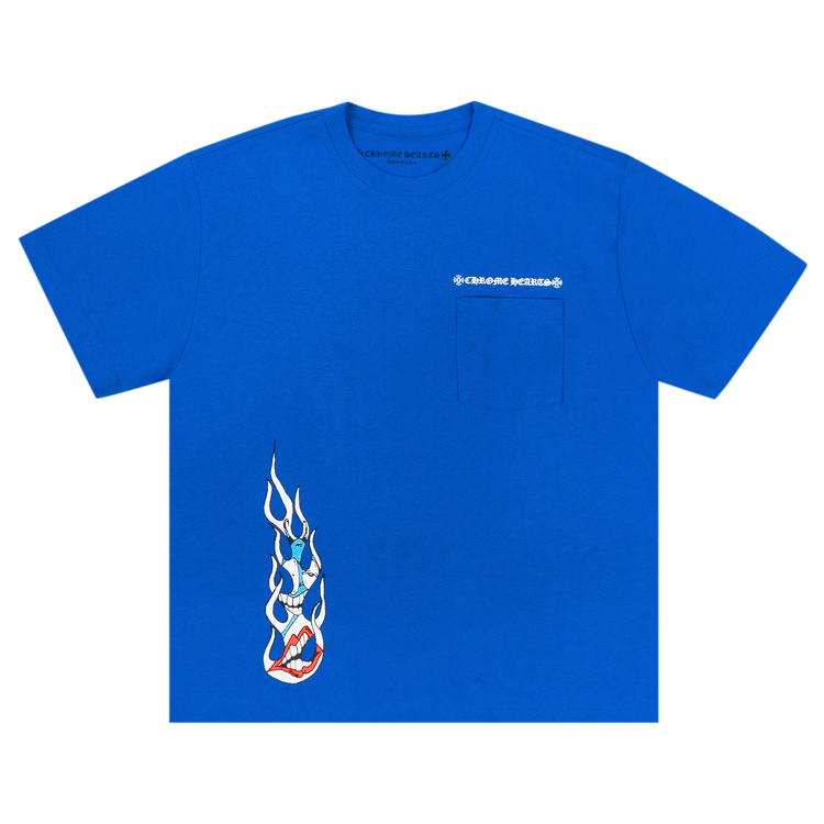 限定コラボ【Chrome Hearts × Matty Boy】スペース Tシャツ Buy Chrome Hearts x Matty Boy Space T-Shirt 'Blue' - 1383