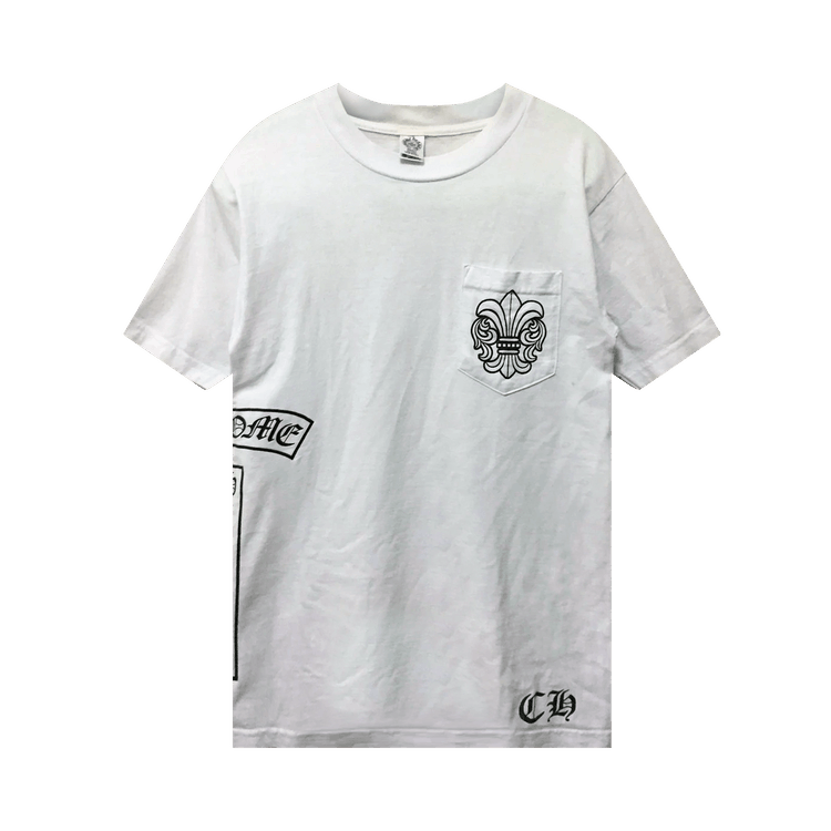 Buy Chrome Hearts Fleur Pocket Tee 'White' - 1383 100000103LPTS