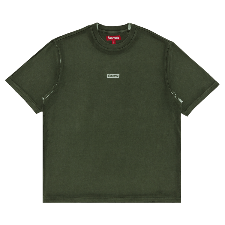Buy Supreme Overprint Small Box Short-Sleeve Top 'Green