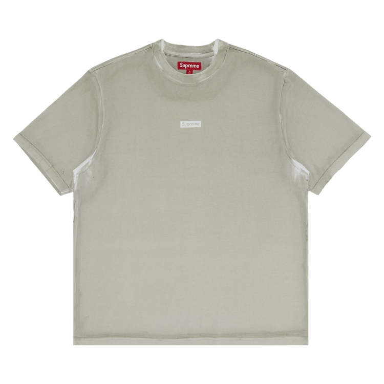 Buy Supreme Overprint Small Box Short-Sleeve Top 'Grey