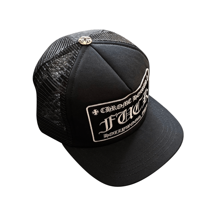 【人気/関税/送料込み】 Chrome Hearts Fuck Hollywood Trucker Buy Chrome Hearts FUCK Hollywood Trucker Hat 'Black' - 1383