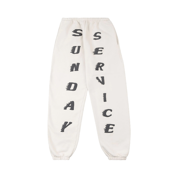 Buy Kanye West Sunday Service Sweatpants White 2076 1FW190204SSS WHIT GOAT