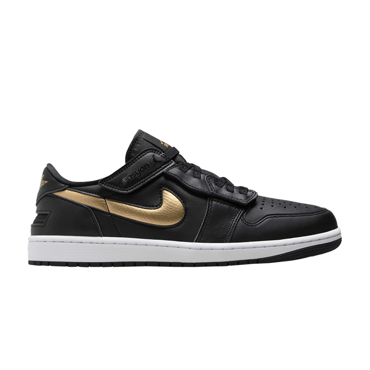 シューズ(男性用) AIR JORDAN 1 RETRO LOW OG BLACK-GOLDEN Nike Air Jordan 1 Retro Low OG Black Metallic Gold Gum White