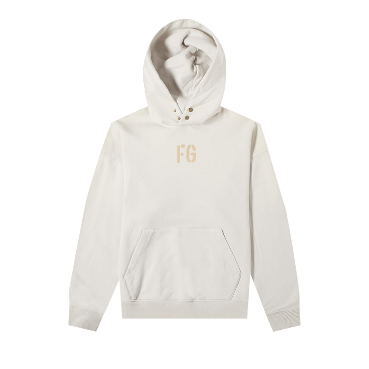 Buy Fear of God FG Hoodie 'Vintage Concrete/White' - FG50