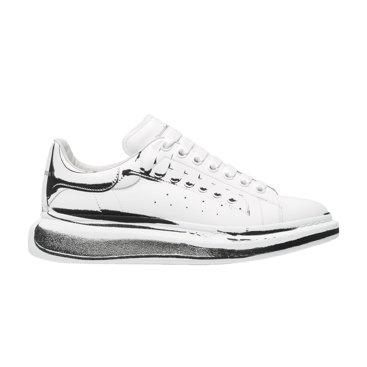 Size 6.0 Alexander McQueen Oversized Sneaker 'Stamped - White'