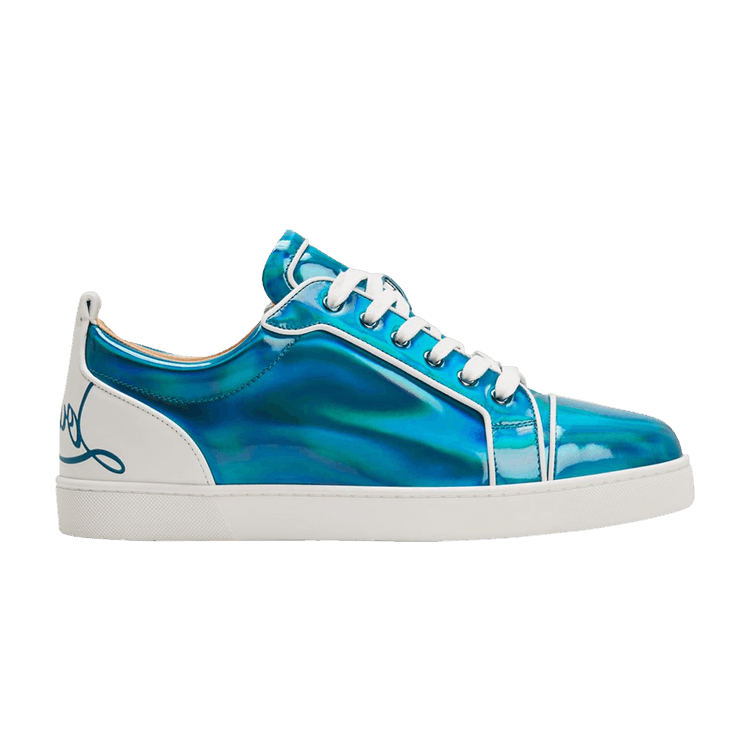 【値下げ】レア⭐︎Christian Louboutin ライトブルー Buy Christian Louboutin Fun Louis Junior Flat 'Blue Iridescent