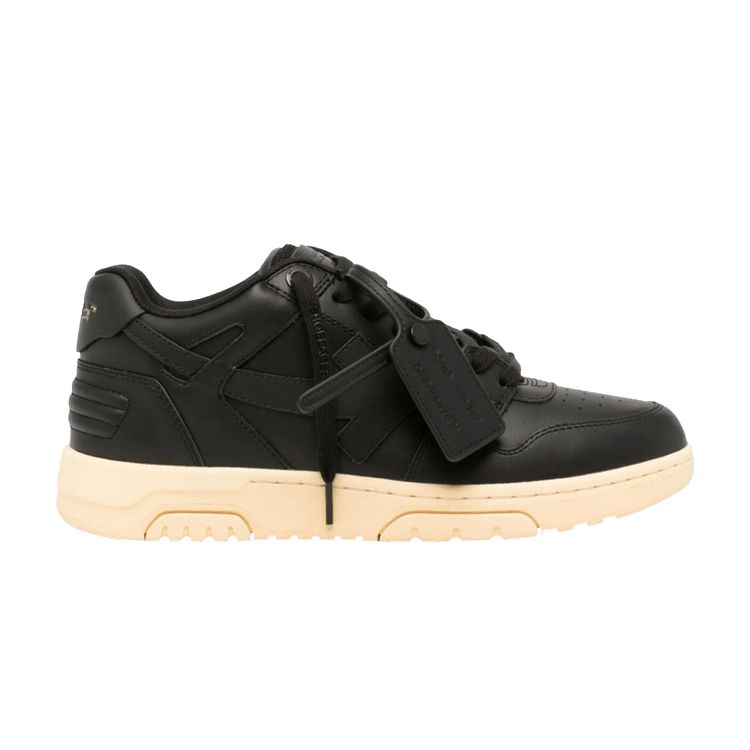 Buy Off-White Out of Office 'Black Cream' - OMIA189F23LEA001