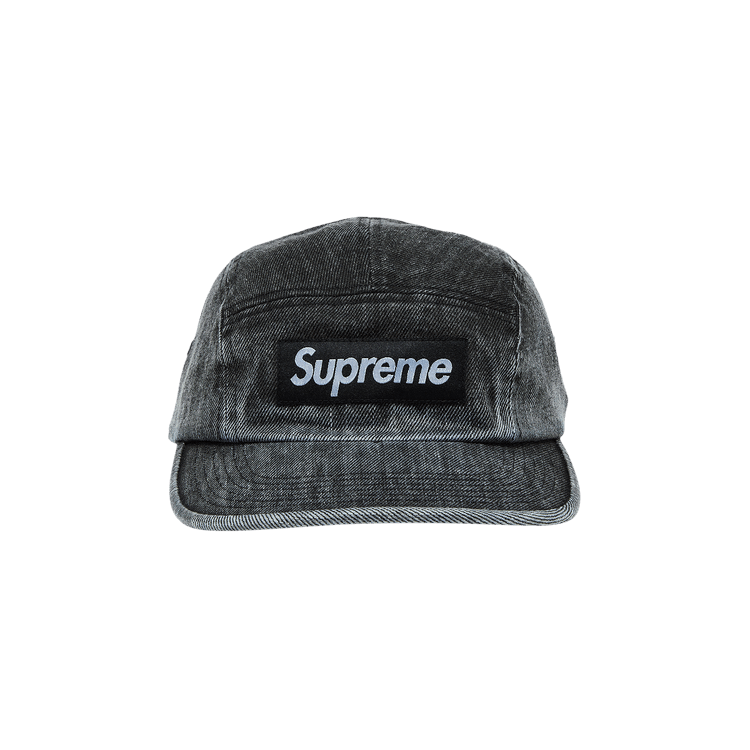 Buy Supreme Coated Denim Camp Cap 'Black' - SS24H35 BLACK | GOAT