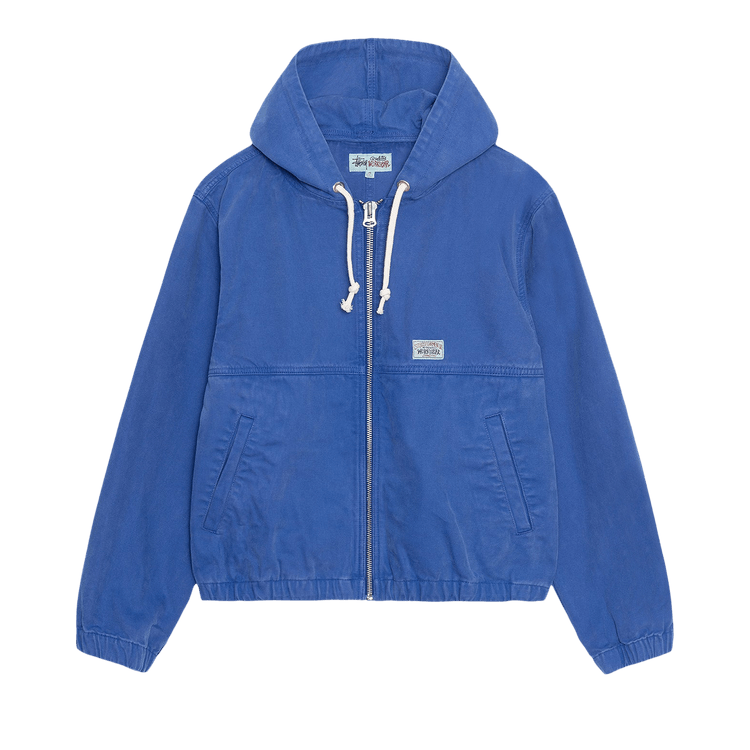 【STUSSY】WORK JACKET UNLINED PLAID Stussy Wool Plaid Work Jacket Charcoal Men's - FW24 - US