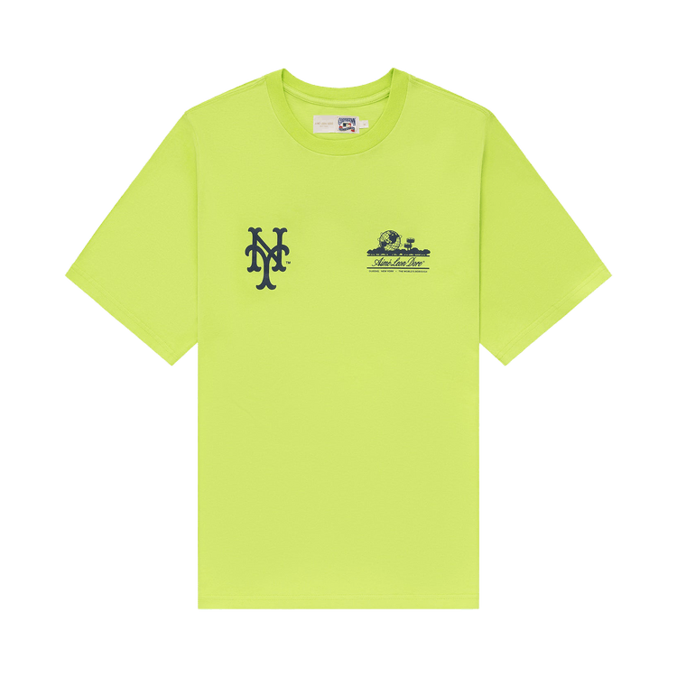 Buy Aimé Leon Dore x New York Mets Unisphere Tee 'Acid Lime