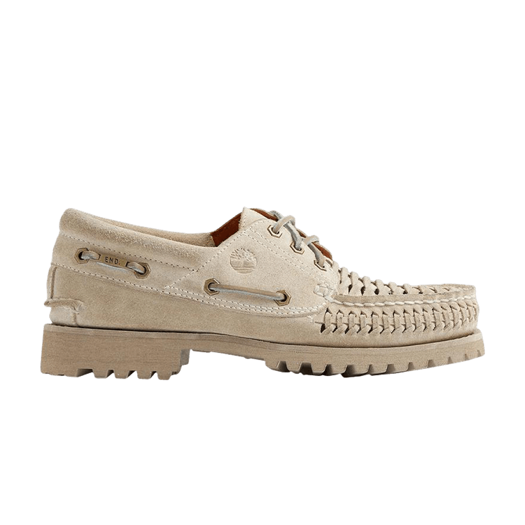 Buy END. x Timberland 3-Eye Classic Lug Boat 'White Suede