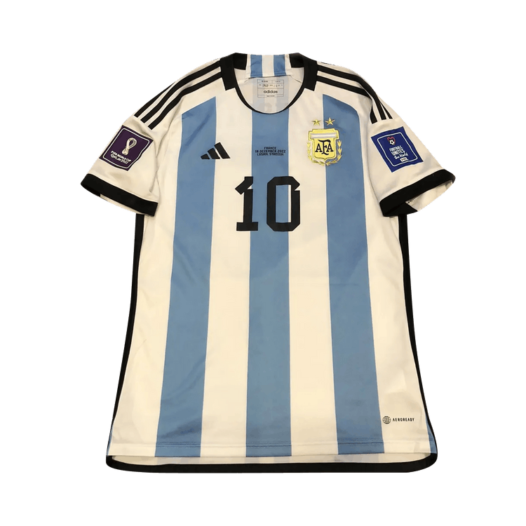 Buy adidas Argentina World Cup Final Home Jersey #10 Messi