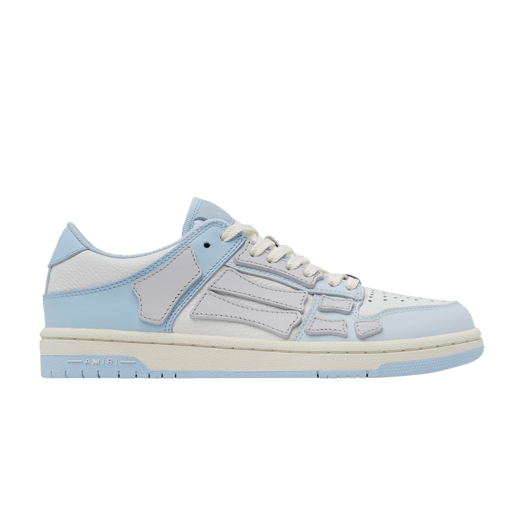 スニーカー AMIRI SS25 VARISTY SKEL LOW TOP (AWFOSR1062 OCEAN SKY) AMIRI Women's Varsity Skel Top Low Sneaker in Ocean Sky Amiri