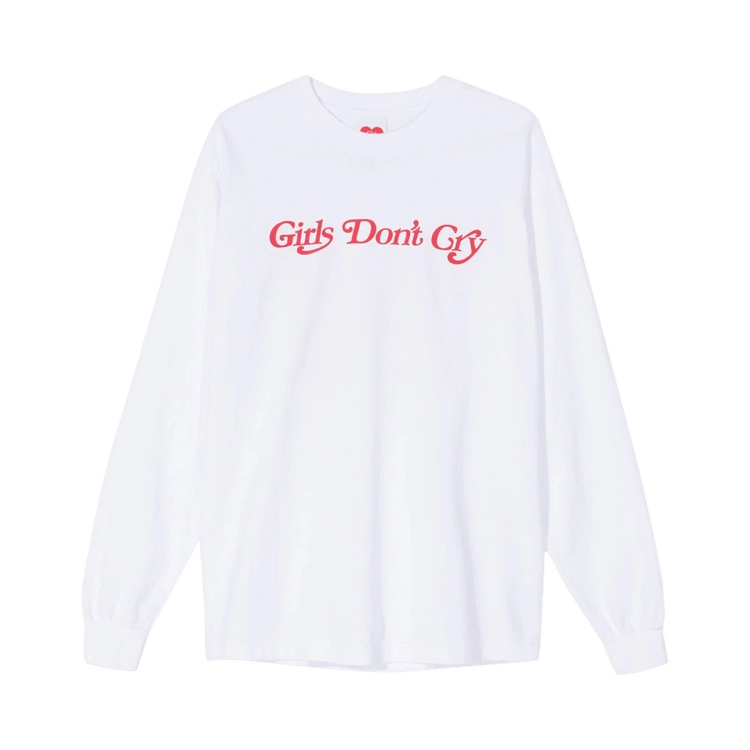Buy Girls Don't Cry Butterfly Long-Sleeve T-Shirt 'White