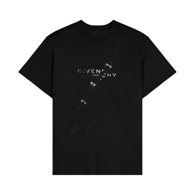 Buy Givenchy Trompe-L'Œil Effect Oversized T-Shirt 'Black