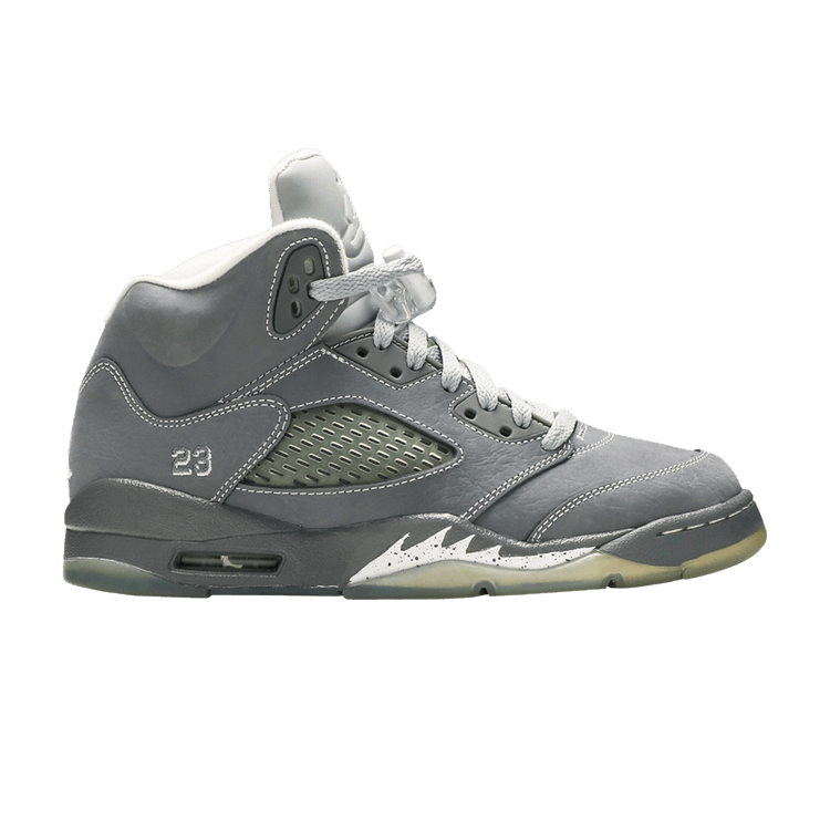 Jordan retro 5 wolf grey mens discount