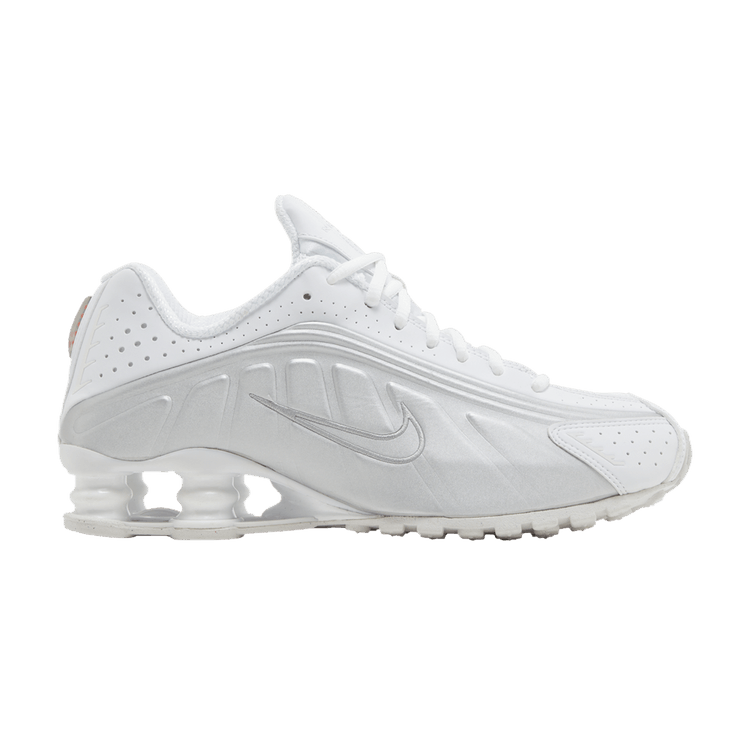 NIKE SHOX R4 ナイキ AR3565-101 NIKE SHOX R4 WHITE/WHITE-METALLIC SILVER-MAX ORANGE （ナイキ