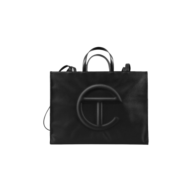 Telfar Large Shopping Bag Black Culture Circle