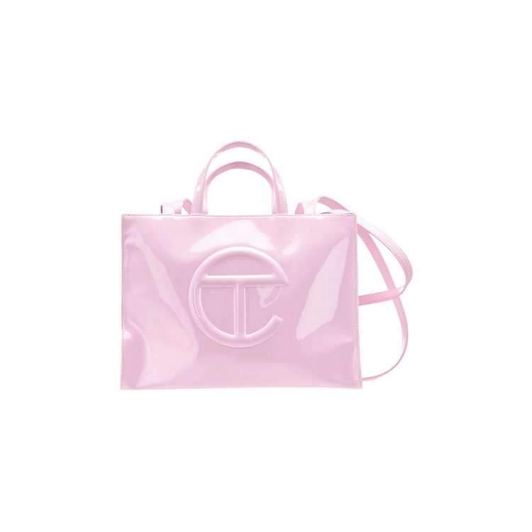 Telfar Medium Shopping Bag Bubblegum Patent Culture Circle
