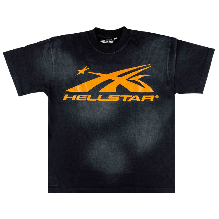 Buy Hellstar Classic Tee 'Black/Orange' - 9357 1SS240103CT BLOR | GOAT