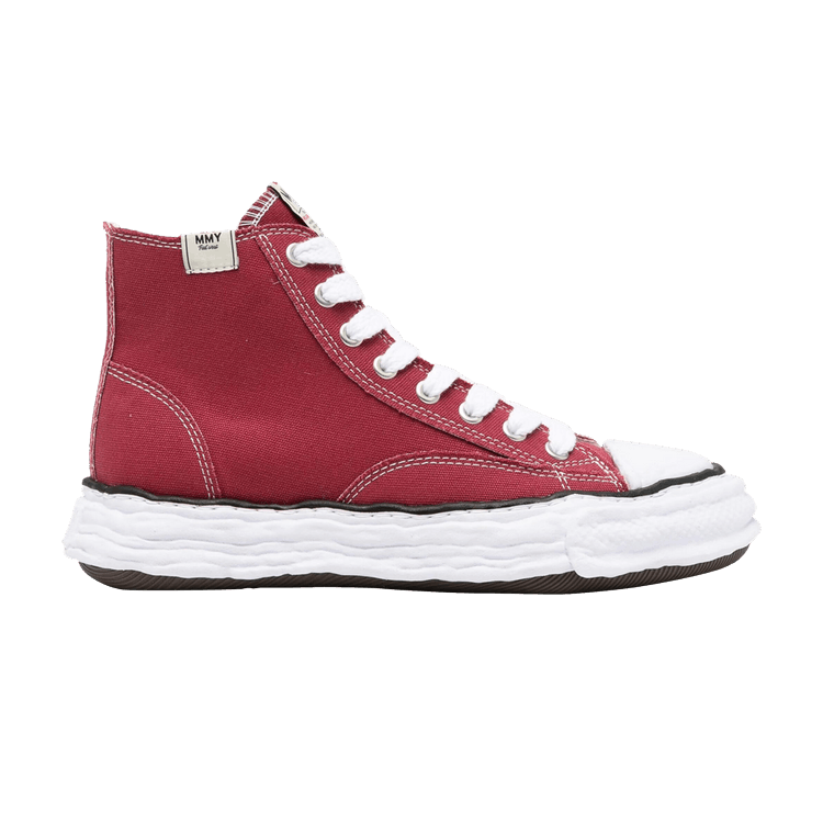 Size 11.0 Maison Mihara Yasuhiro Peterson 23 OG Sole Canvas High 'Bordeaux'