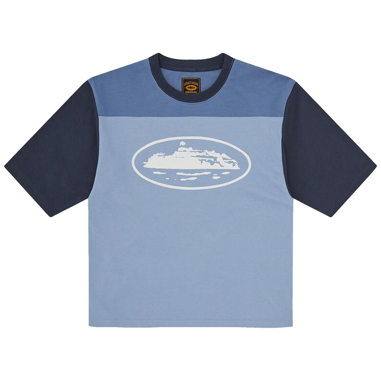 Buy Corteiz Alcatraz Heavyweight Varsity Jersey 'Blue' - 7892