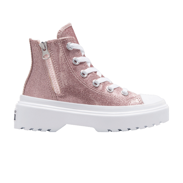 Chuck Taylor All Star Lugged Lift Platform High PS 'Glitter - Blush Hush'