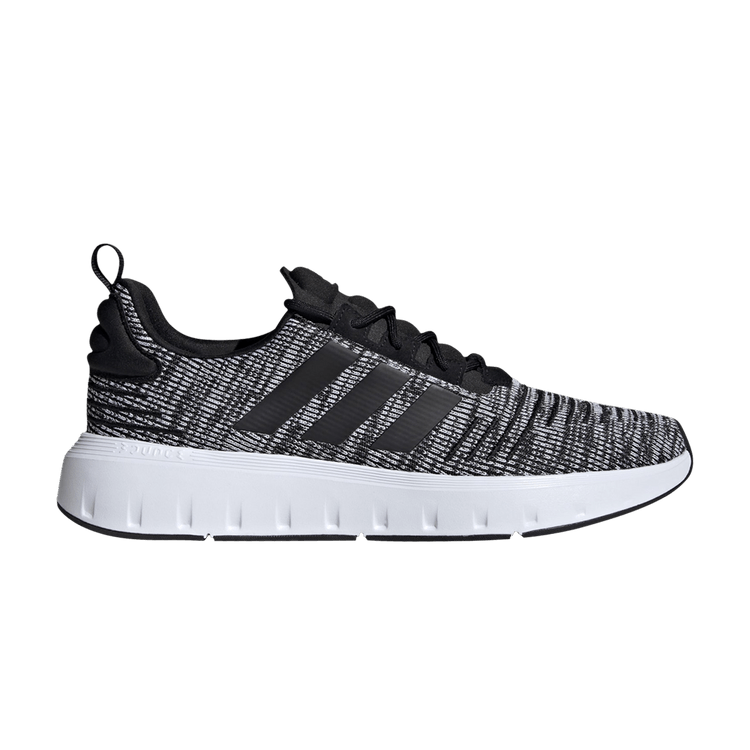 adidas swift run black and white mens