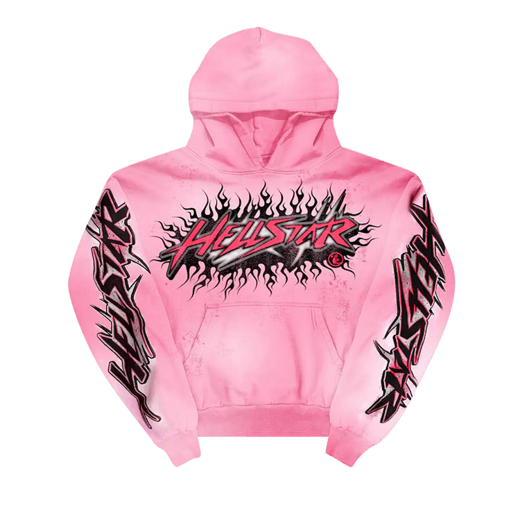 Buy Hellstar Brainwashed Without Brain Hoodie 'Pink' - 9357