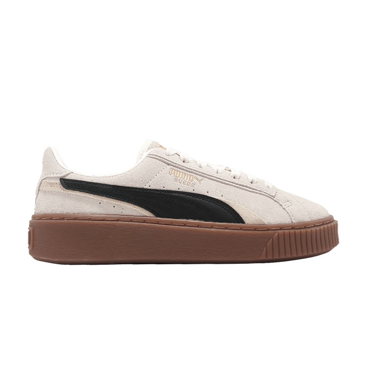 PUMA Platform Skate Shoes 'Cream Black Brown' (Women's)