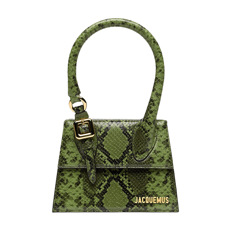 Buy Jacquemus Le Chiquito Moyen Boucle 'Green' - 233BA327
