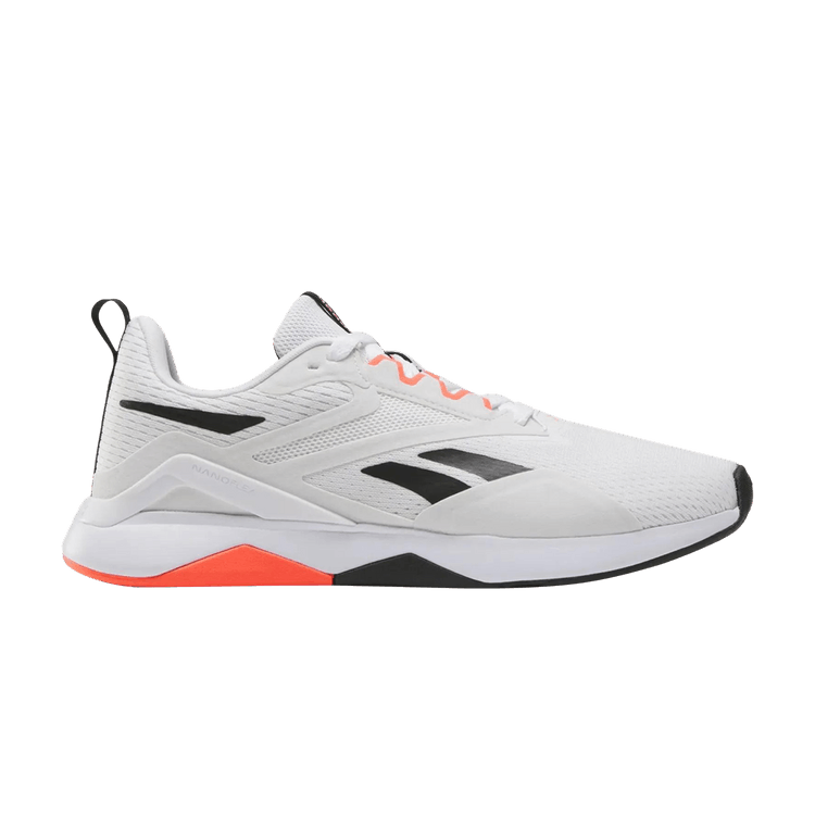 Wmns Nanoflex TR 2 'White Black Orange Flare'