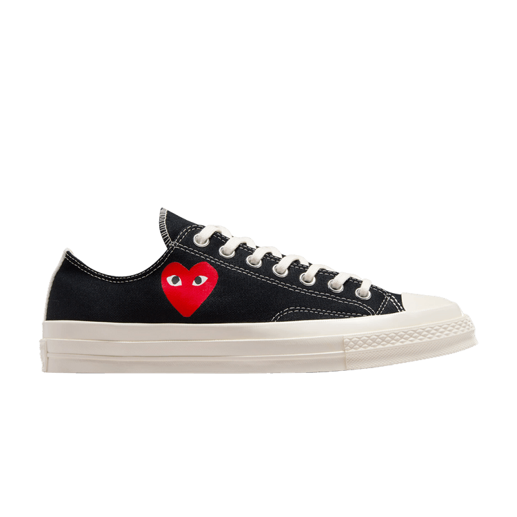 Comme des Garçons PLAY x Chuck 70 Low 'Single Heart - Black'