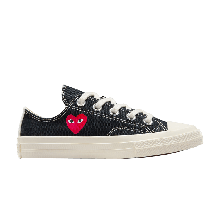 Comme des Garçons PLAY x Chuck 70 Low PS 'Single Heart - Black'