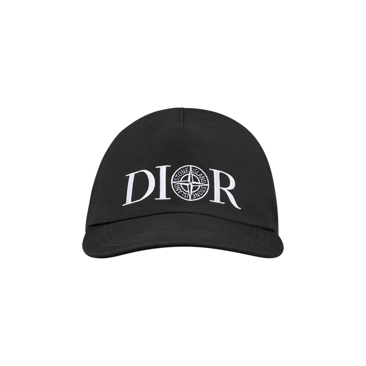 Buy Dior x Stone Island Baseball Cap 'Black' - 483C901G6144