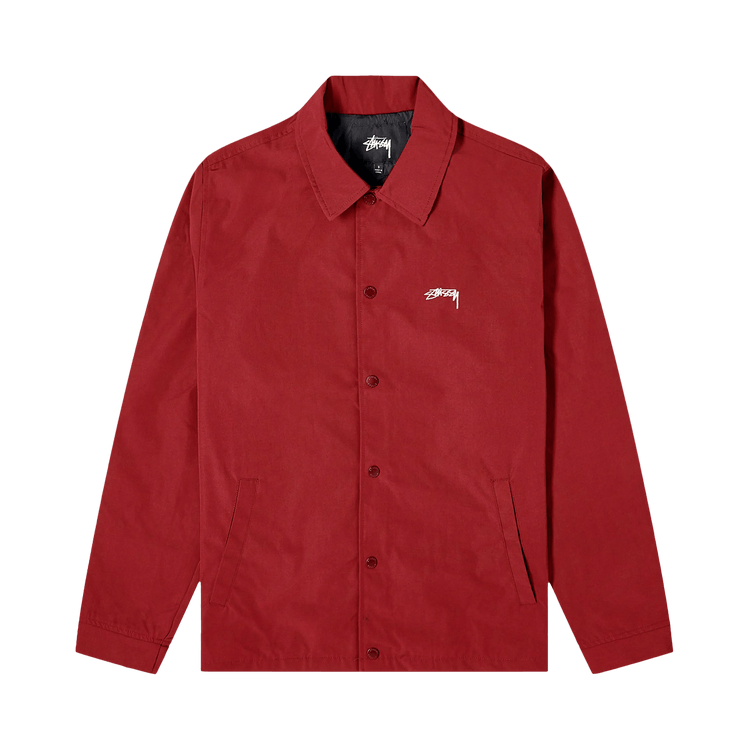 Buy Stussy Classic Coach Jacket 'Brick' - 115490 BRIC | GOAT