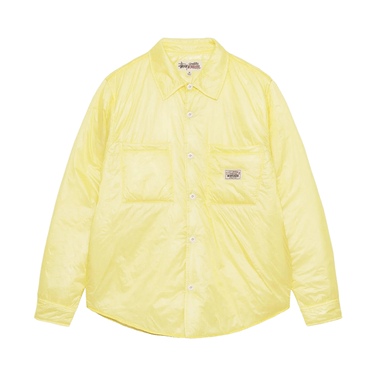 Buy Stussy Fatigue Overshirt Nylon 'Pale Lime' - 1110315 Buy Stussy Fatigue Overshirt Nylon 'Pale Lime' - 1110315