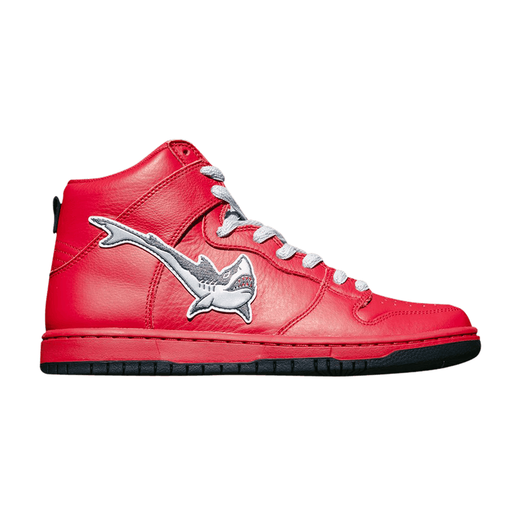 Size 7.5 Oski x Dunk High SB 'Red Shark' Friends & Family