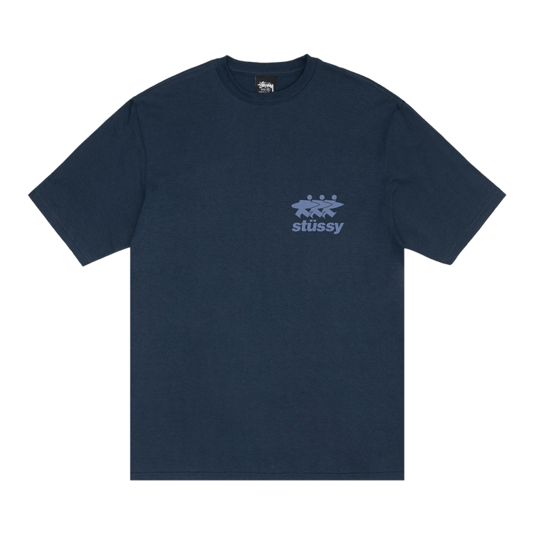 Buy Stussy Surfwalk Tee 'Navy' - 1905089 NAVY | GOAT
