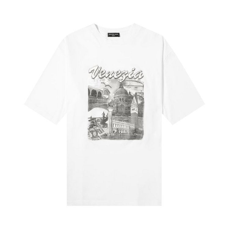 セール!!BALENCIAGA★651795 BALENCIAGA(バレンシアガ) ダメージ加工半袖Tシャツ 651795