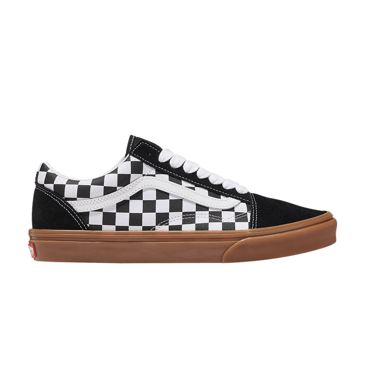 Old Skool 'Fat Lace - Checkered Black'