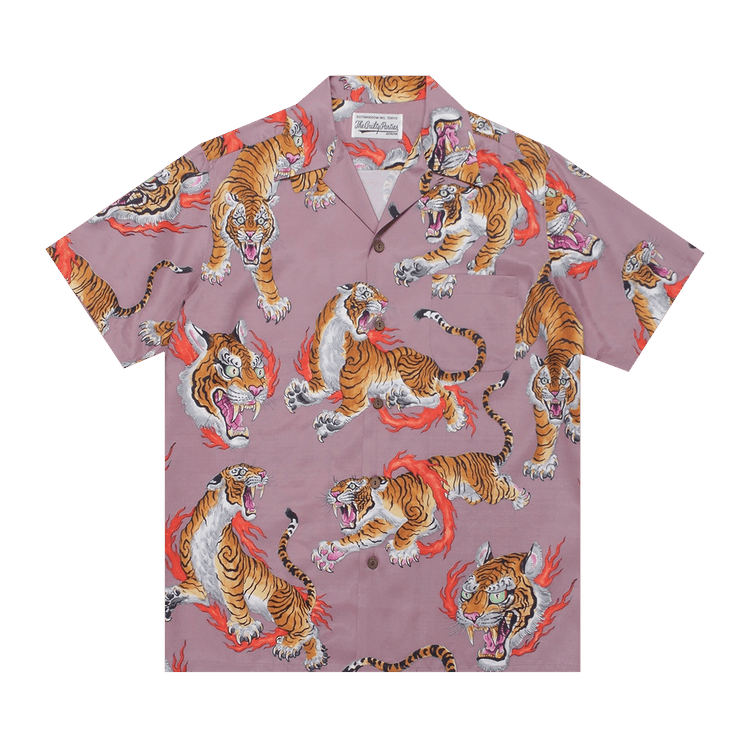 Buy Wacko Maria Tim Lehi Short-Sleeve Haiwaiian Shirt 'Pink