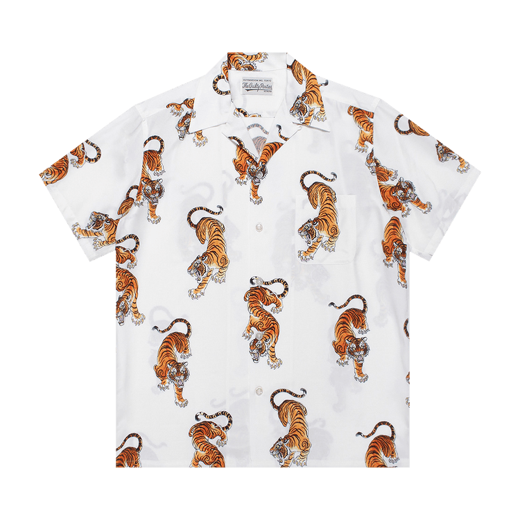 Buy Wacko Maria Tim Lehi Short-Sleeve Haiwaiian II Shirt 'White