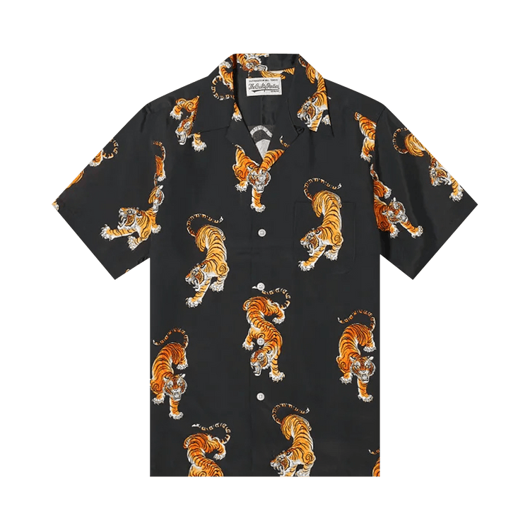 Buy Wacko Maria Tim Lehi Short-Sleeve Haiwaiian II Shirt 'Black