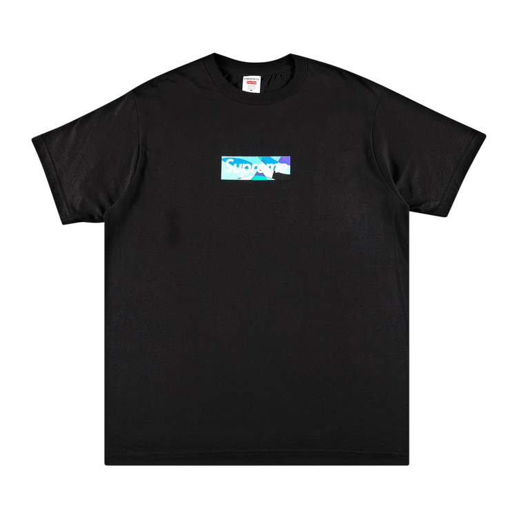 Buy Supreme x Emilio Pucci Box Logo Tee 'Black/Blue