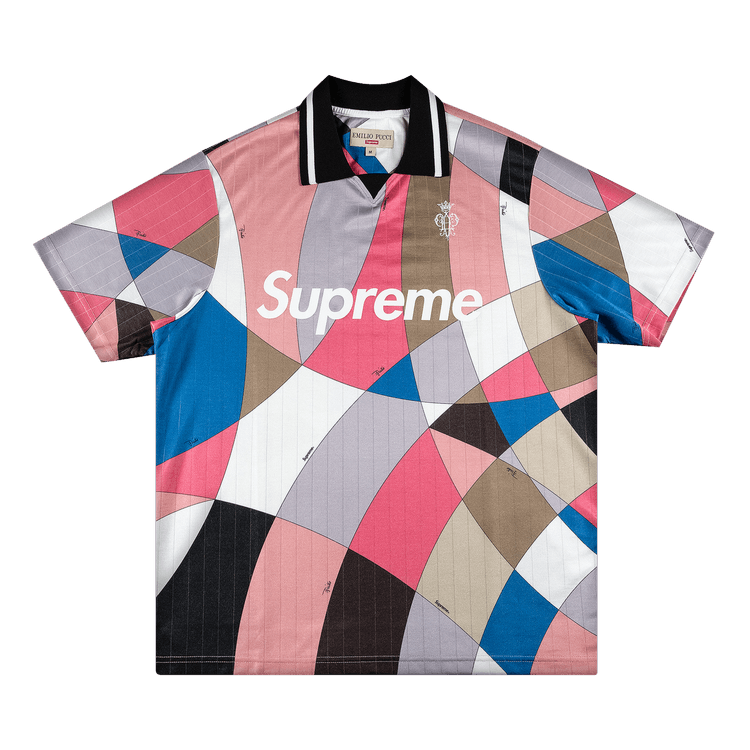 Size xl Supreme x Emilio Pucci Soccer Jersey 'Dusty Pink'